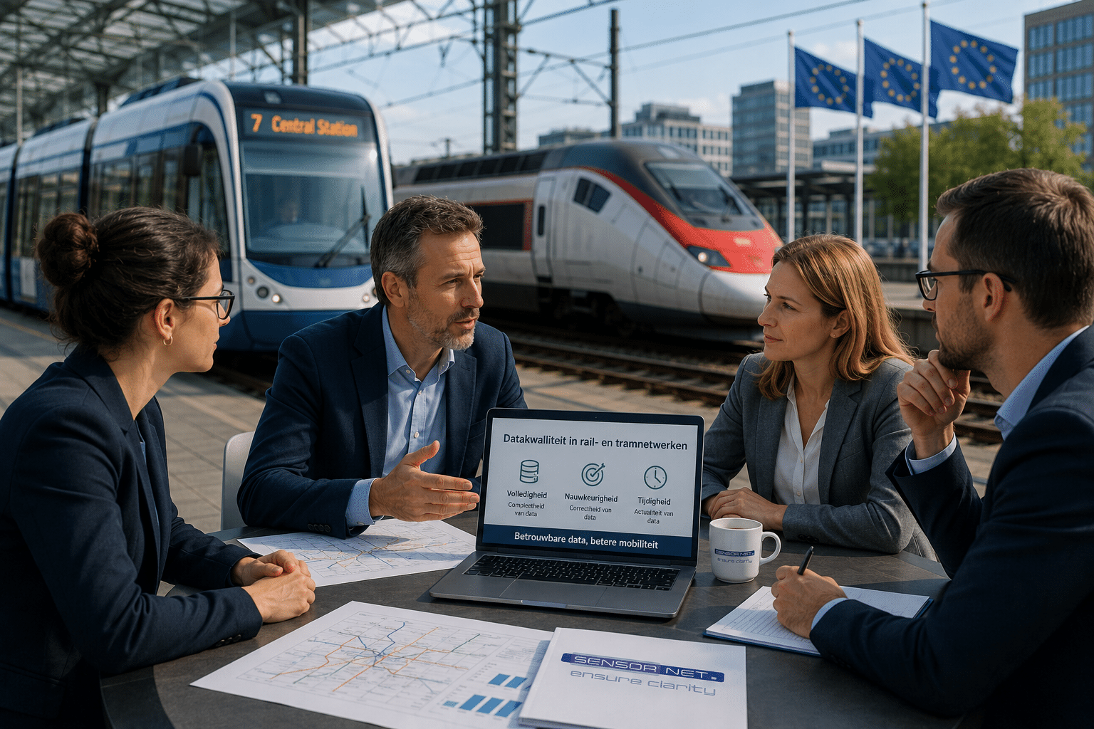 Sensornet zoekt de dialoog over datakwaliteit in Europese rail- en tramnetwerken